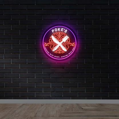 Poke’s - Premium Neon Artwork