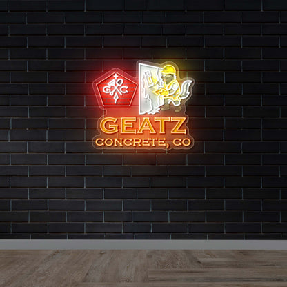 GEATZ CONCRETE, CO - Premium Neon Artwork