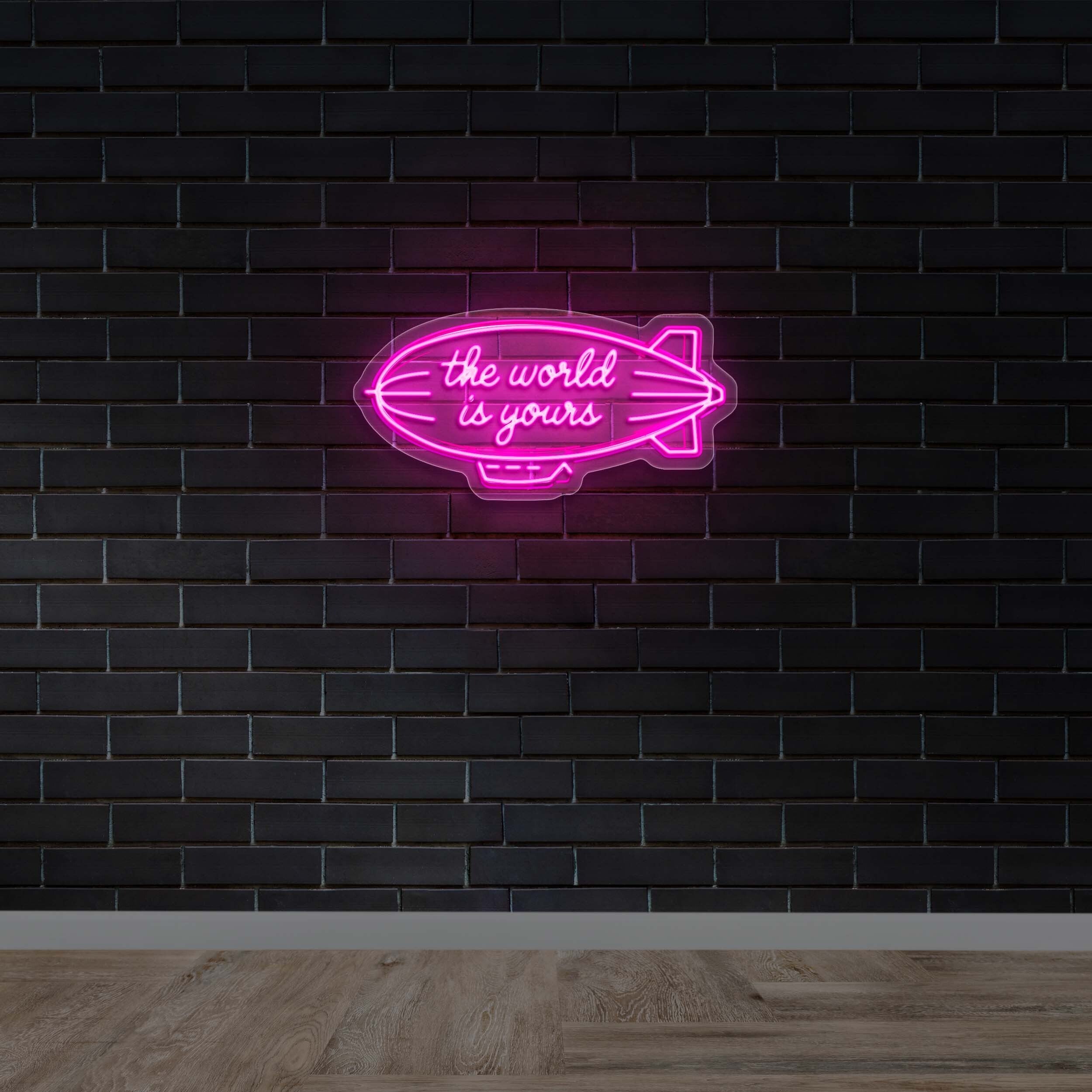 The World Is Yours - Premium Neon Artwork