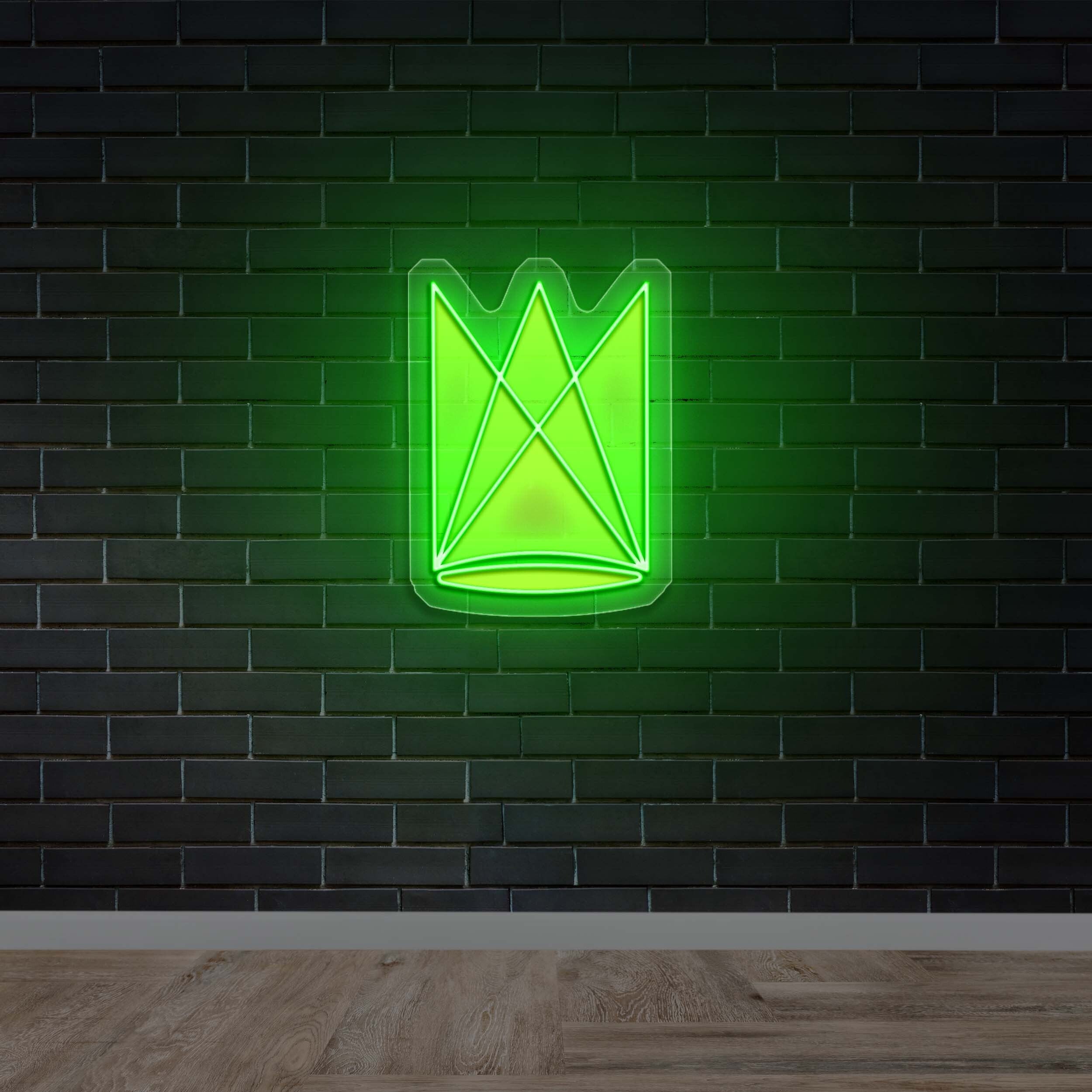 CROWN LOGO - Premium Neon Artwork