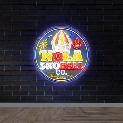 NOLA SNOBALL CO. - Premium Neon Artwork
