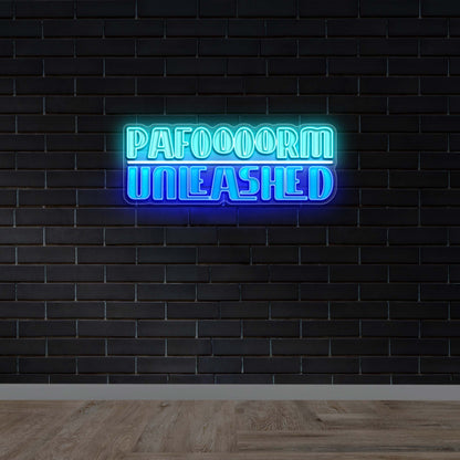 Pafoooortm Unleashed - Premium Neon Artwork