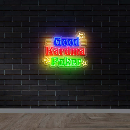 Good Kardma Poker | 2nd version - Premium Neon Artwork