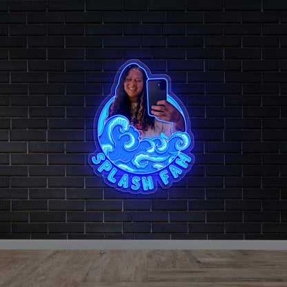 SPLASH FAM - Premium Neon Artwork