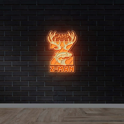 CAMP Z-Man - Premium Neon Artwork
