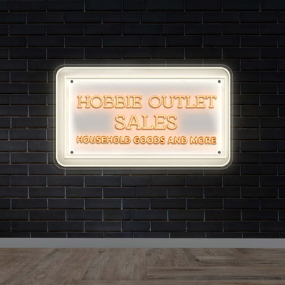 Hobbie Outlet Sales - Premium Neon Artwork