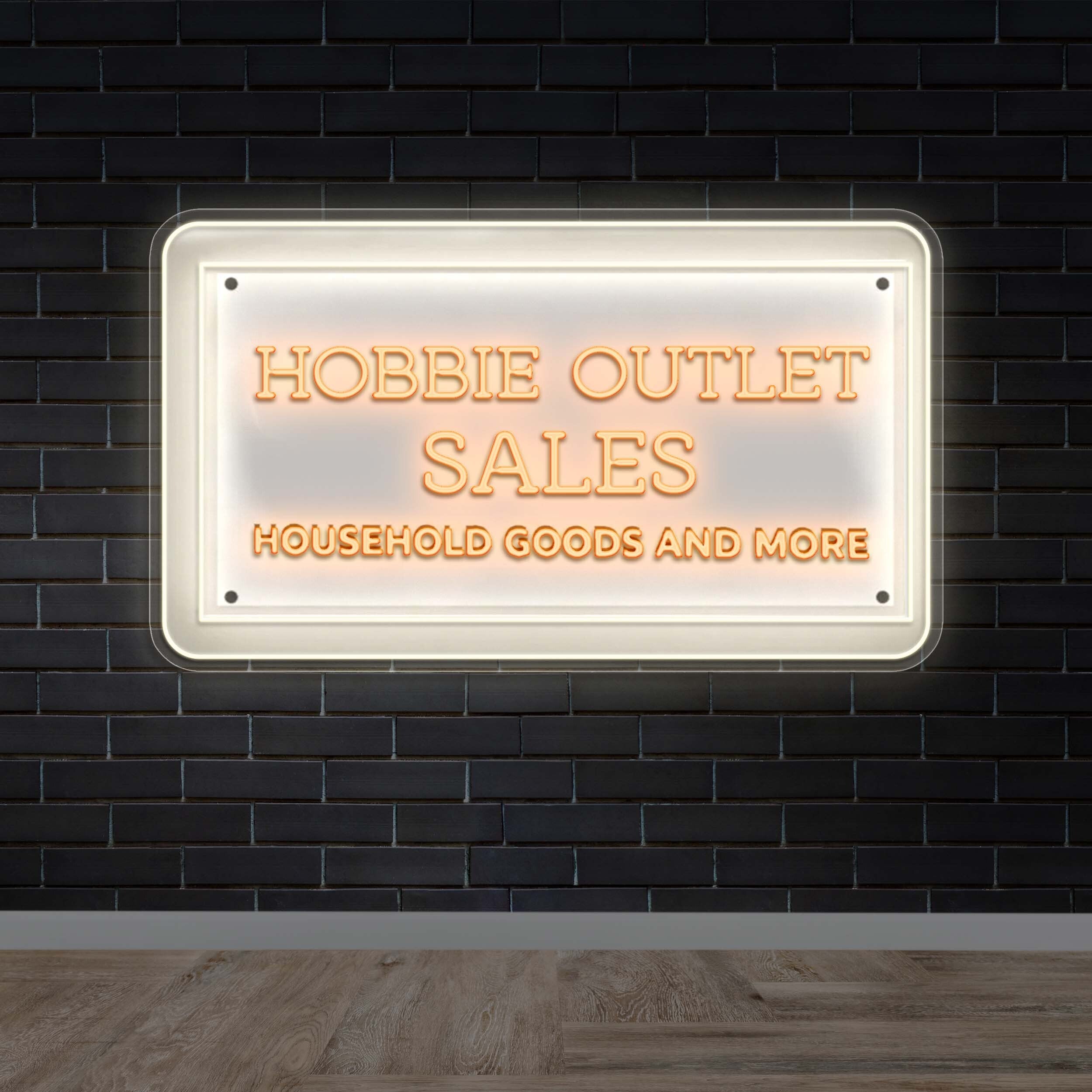 Hobbie Outlet Sales - Premium Neon Artwork