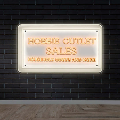 Hobbie Outlet Sales - Premium Neon Artwork