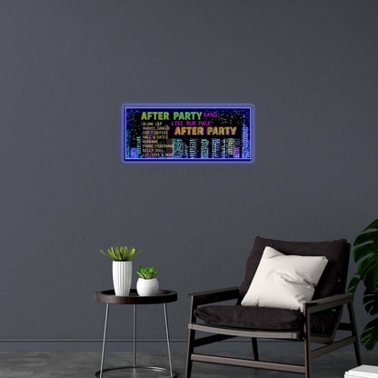 After Party - Premium Neon Artwork