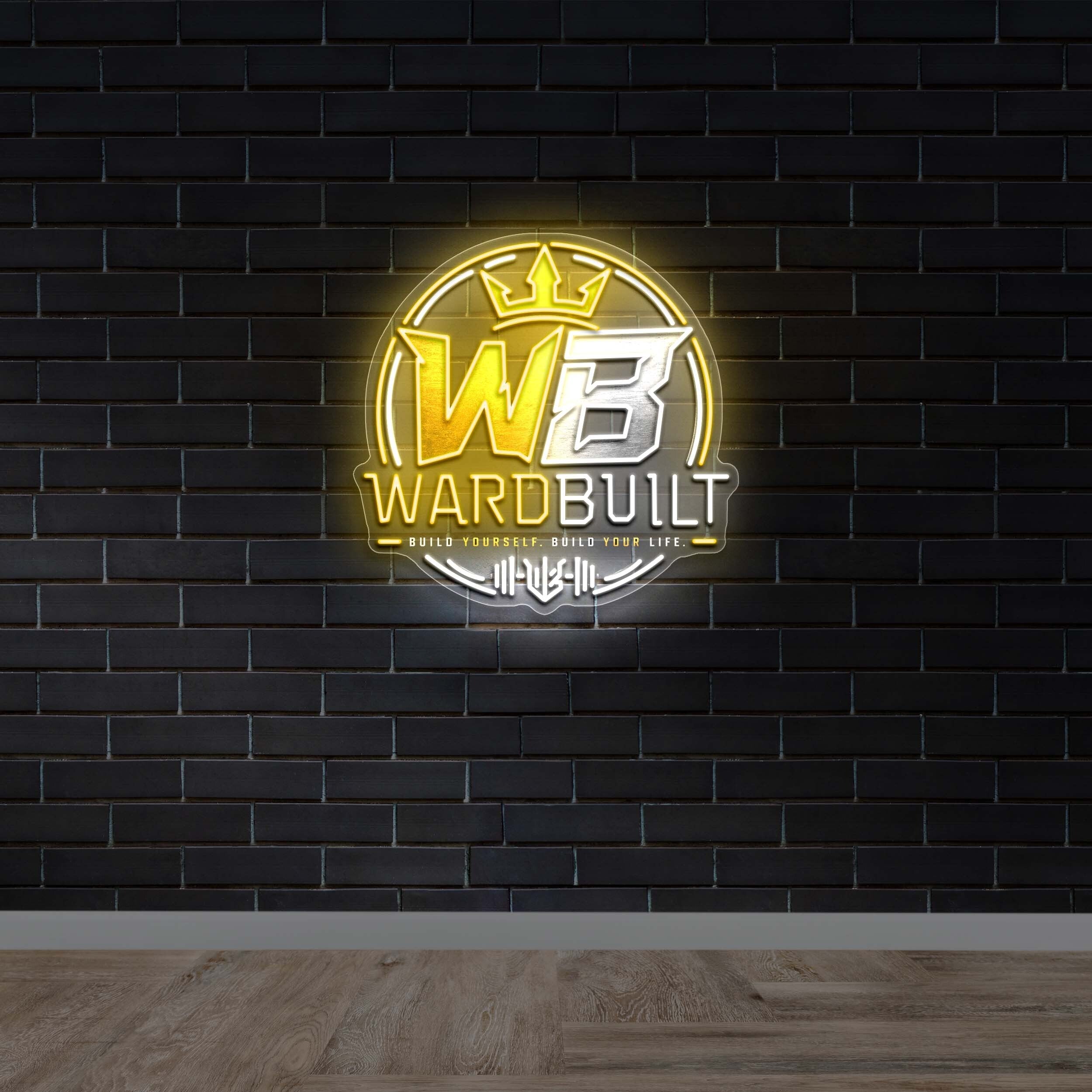 WARDBUILT - Premium Neon Artwork