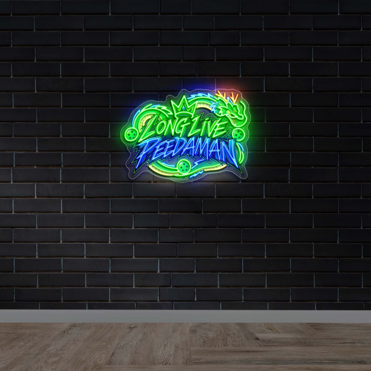 LONG LIVE PEEDAMAN - Premium Neon Artwork