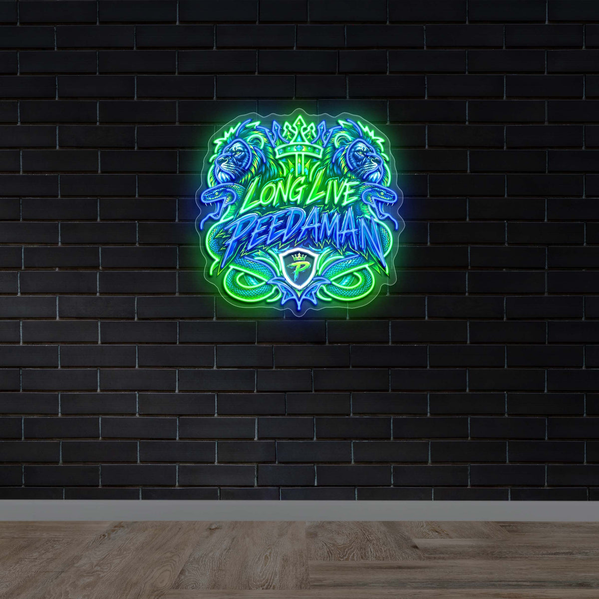 LONG LIVE PEEDAMAN - Premium Neon Artwork