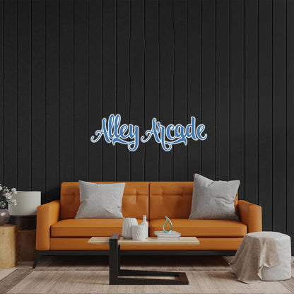 Alley Arcade Text - Premium Neon Artwork