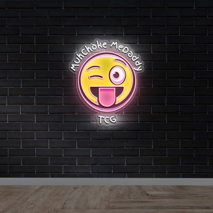 MuhChoke MeDaddy - Premium Neon Artwork
