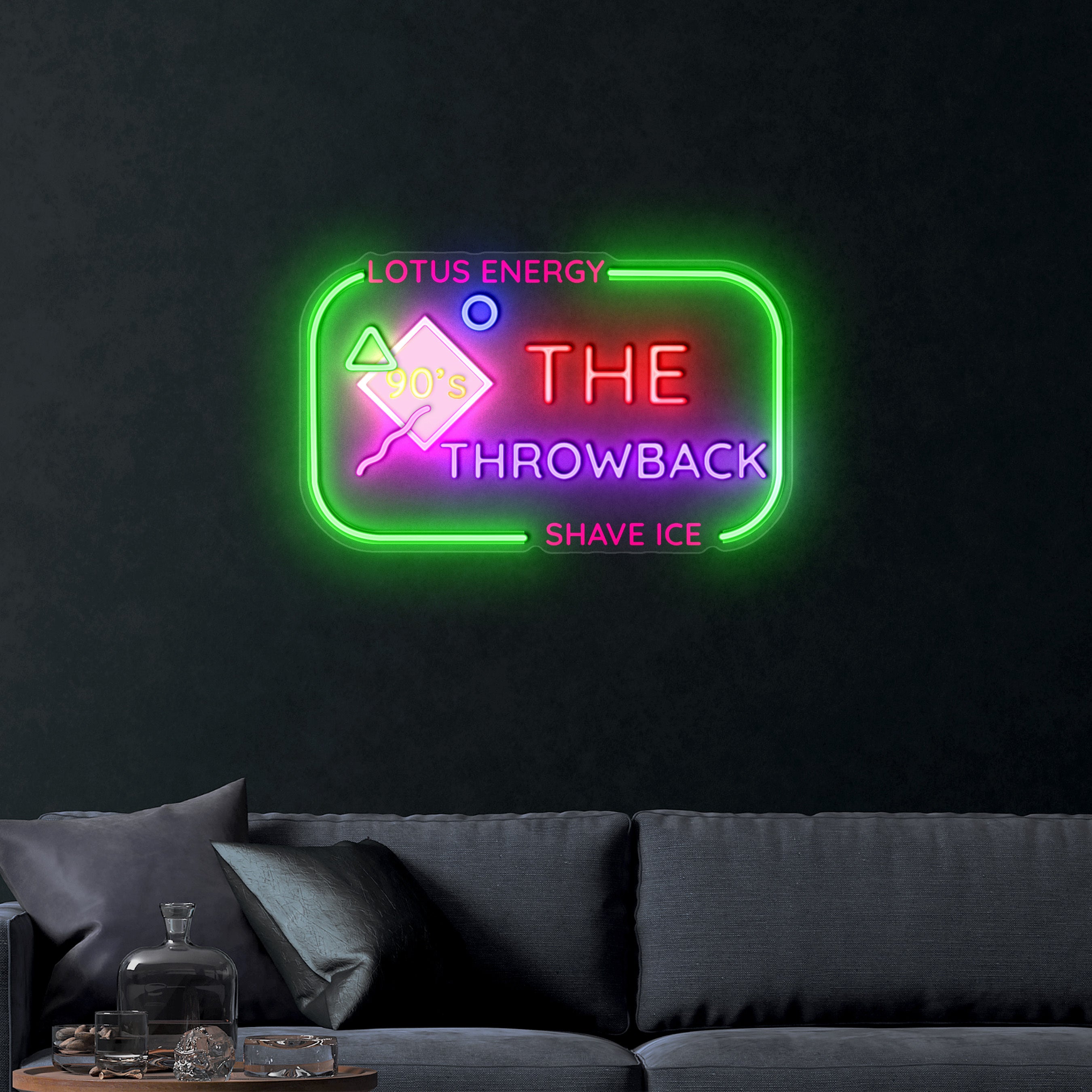 The Throwback – Premium Neon Artwork