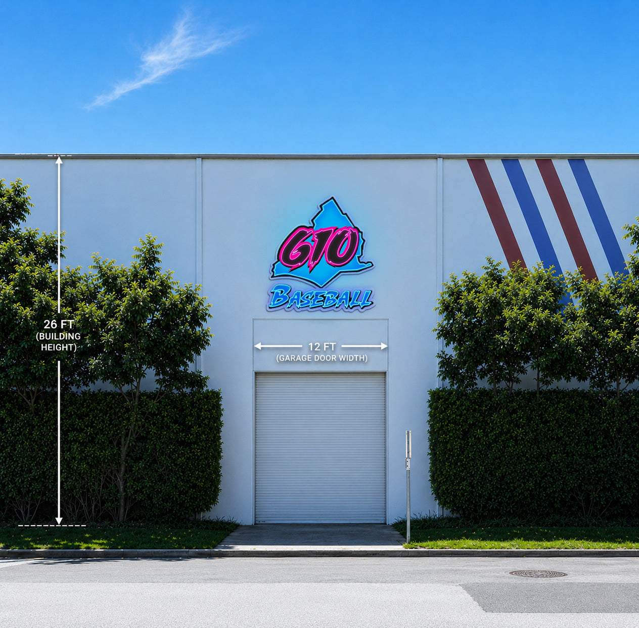 610 BASEBALL - Premium Neon Artwork