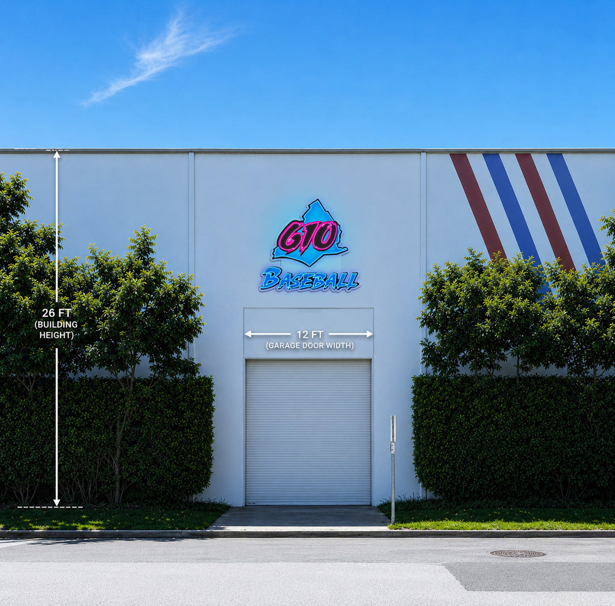 610 BASEBALL - Premium Neon Artwork