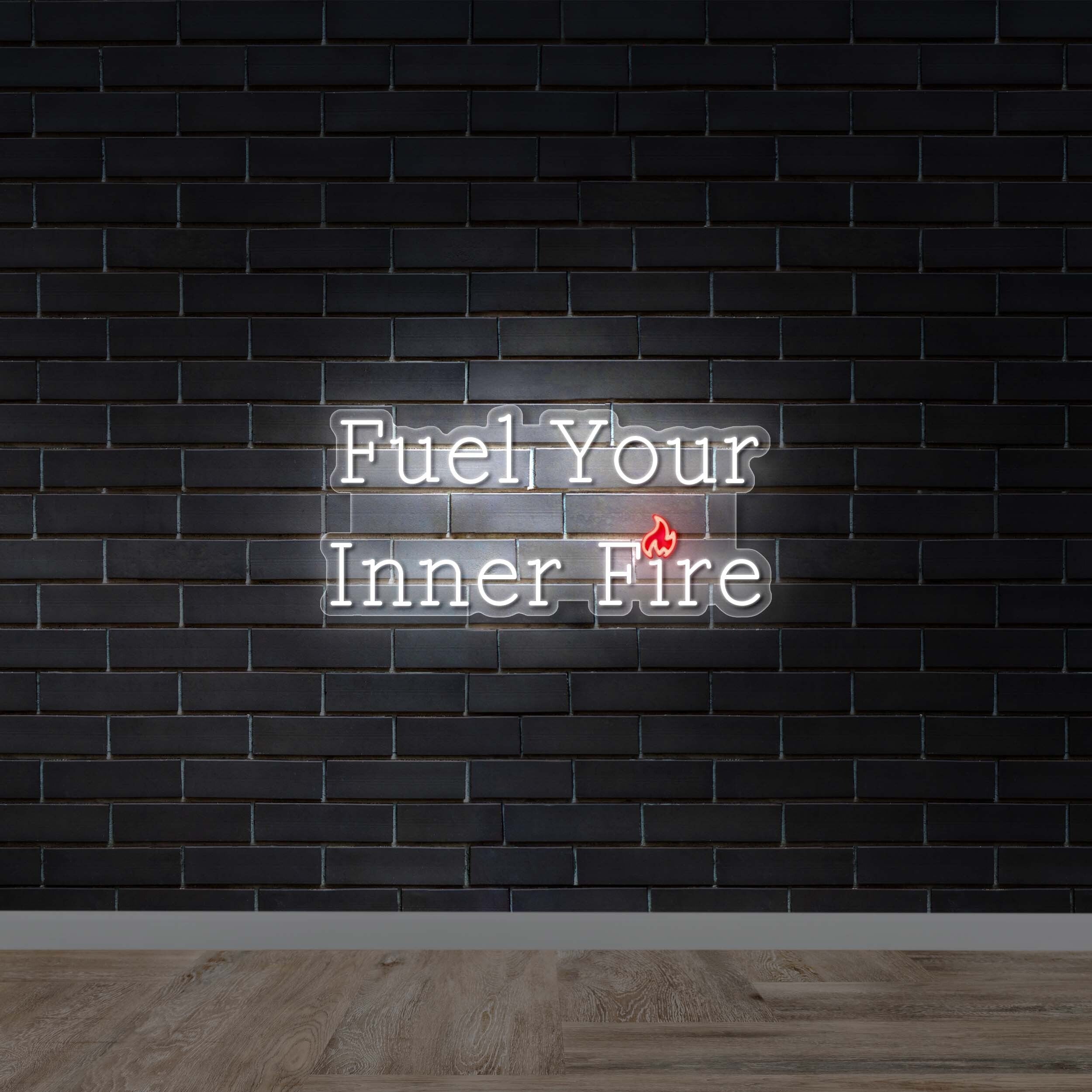 Fuel Your Inner Fire - Premium Neon Artwork