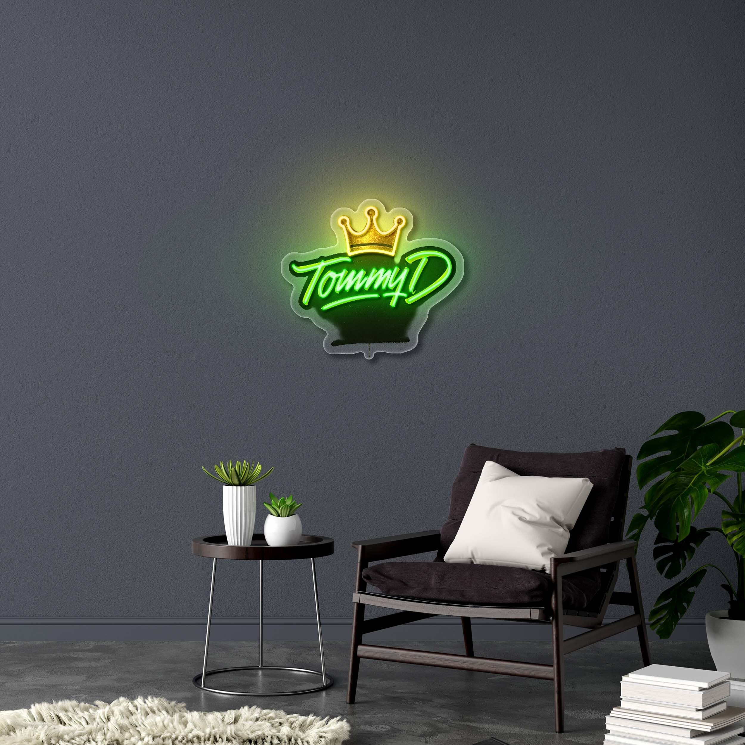 TOMMY D - Premium Neon Artwork