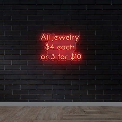 All Jewelry $4 Each or 3 for $10 - Premium Neon Artwork