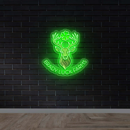 Brady Luck Farms - Premium Neon Artwork