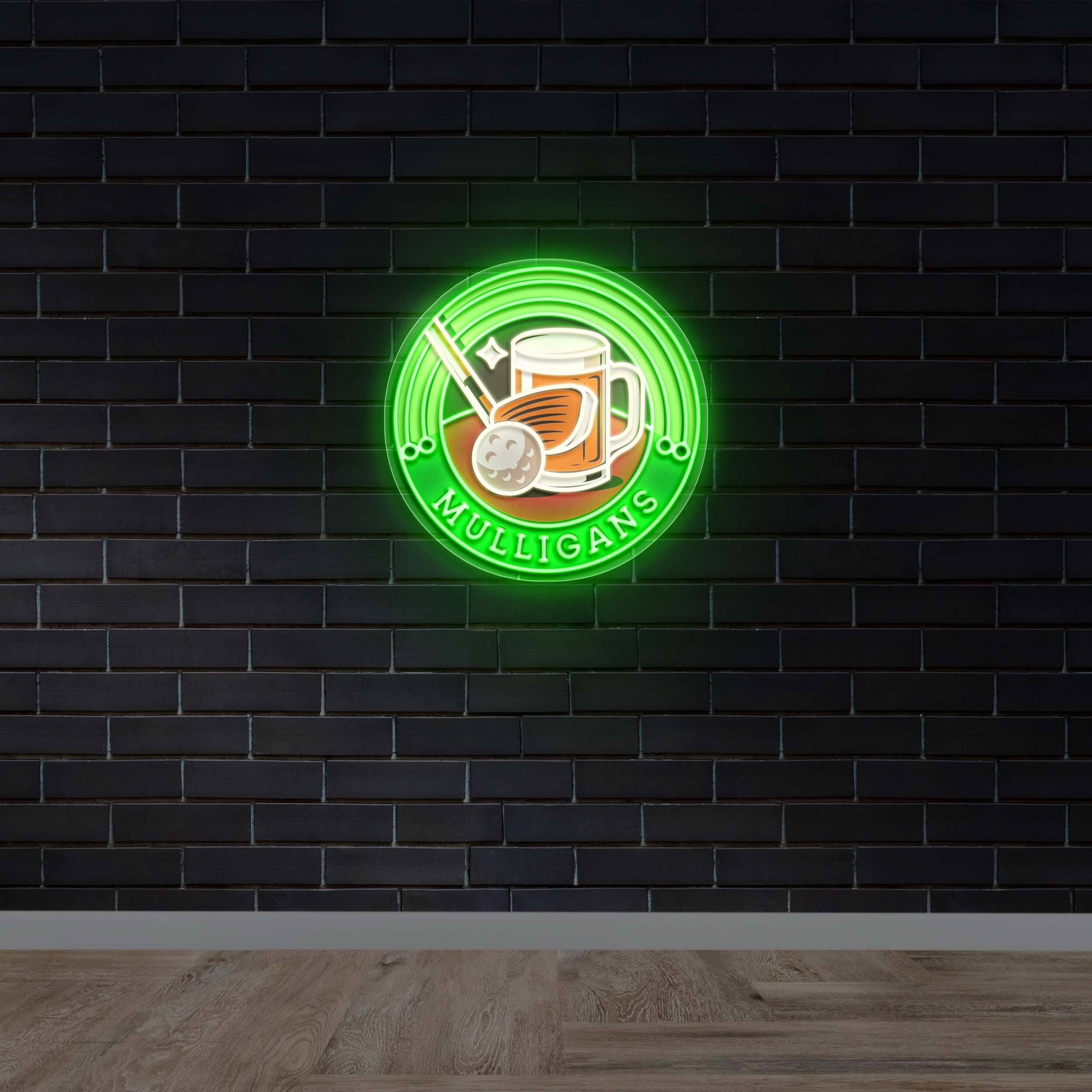 MULLIGANS - Premium Neon Artwork