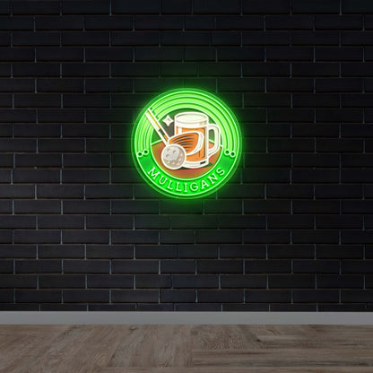 MULLIGANS - Premium Neon Artwork