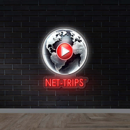 NET-TRIPS - Premium Neon Artwork