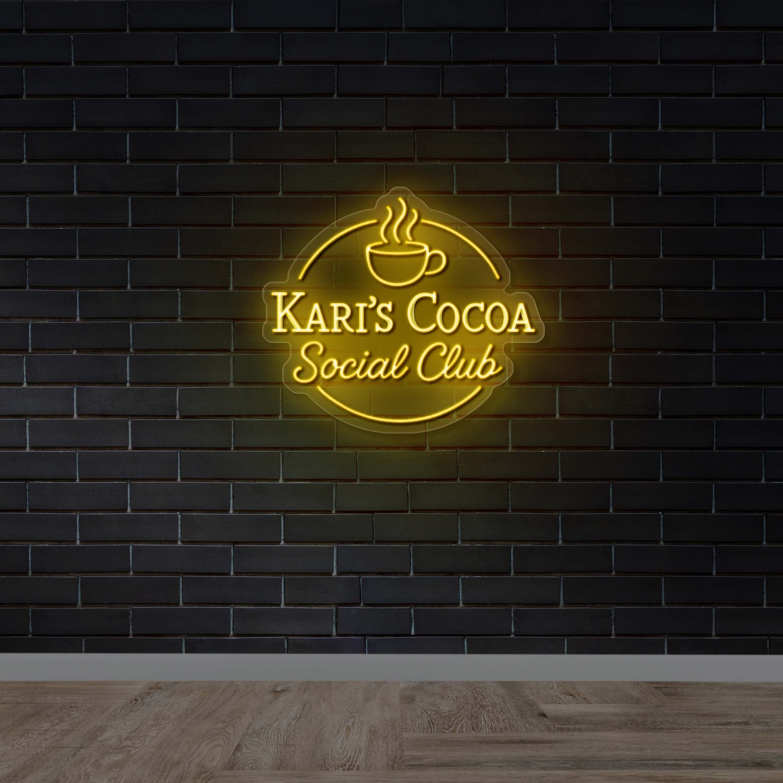 Kari's Cocoa Social Club | 2nd Version - Premium Neon Artwork