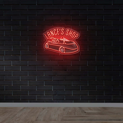 LANCE'S SHOP - Premium Neon Artwork