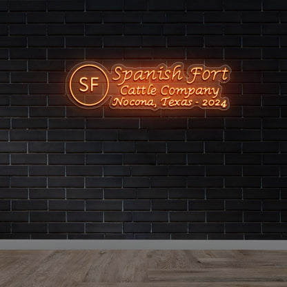 Spanish Fort - Premium Neon Artwork