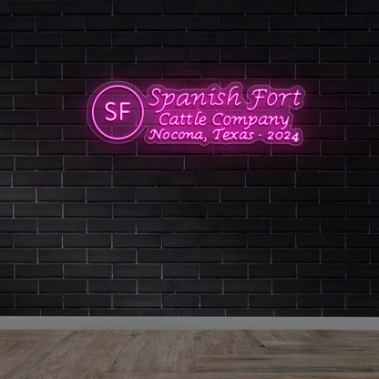 Spanish Fort - Premium Neon Artwork