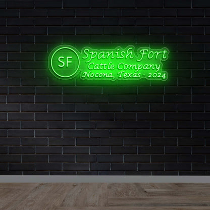Spanish Fort - Premium Neon Artwork