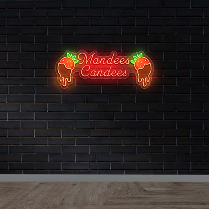 Mandees Candees - Premium Neon Artwork