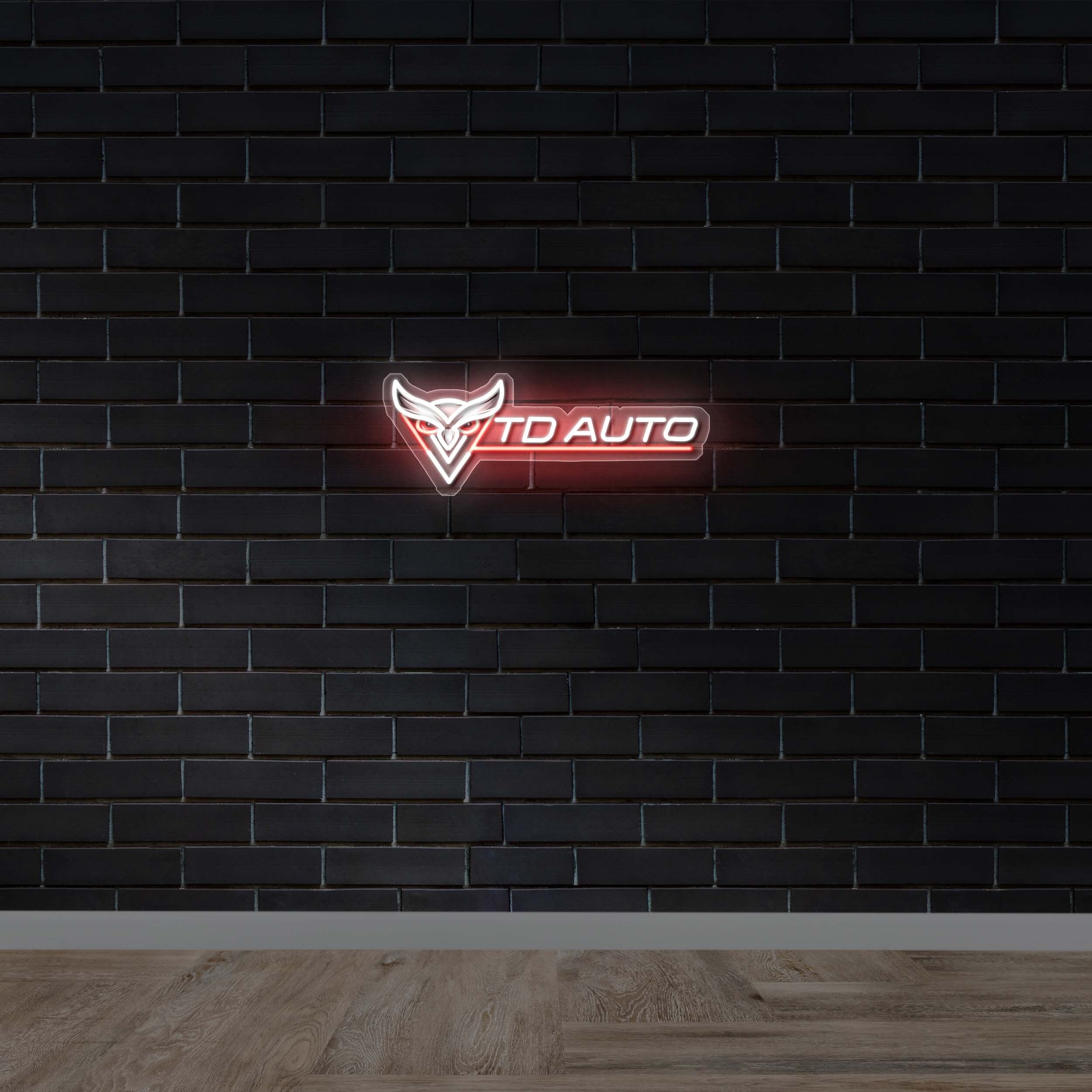 TD AUTO - Premium Neon Artwork