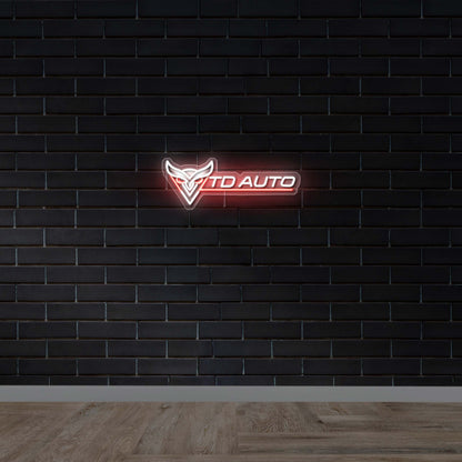TD AUTO - Premium Neon Artwork