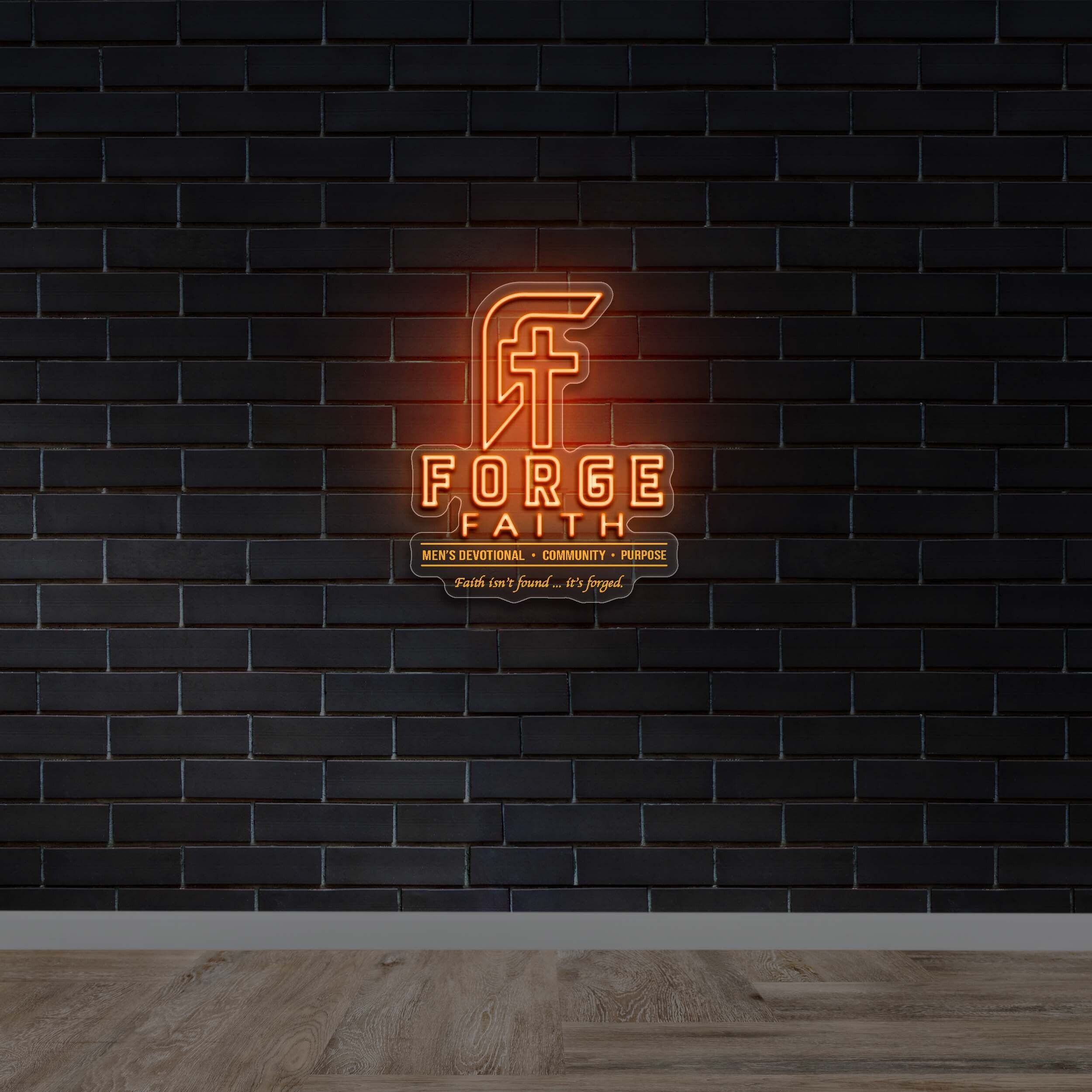 Forge Faith - Premium Neon Artwork