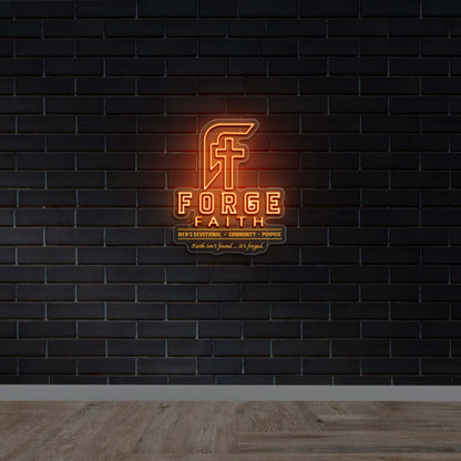 Forge Faith - Premium Neon Artwork