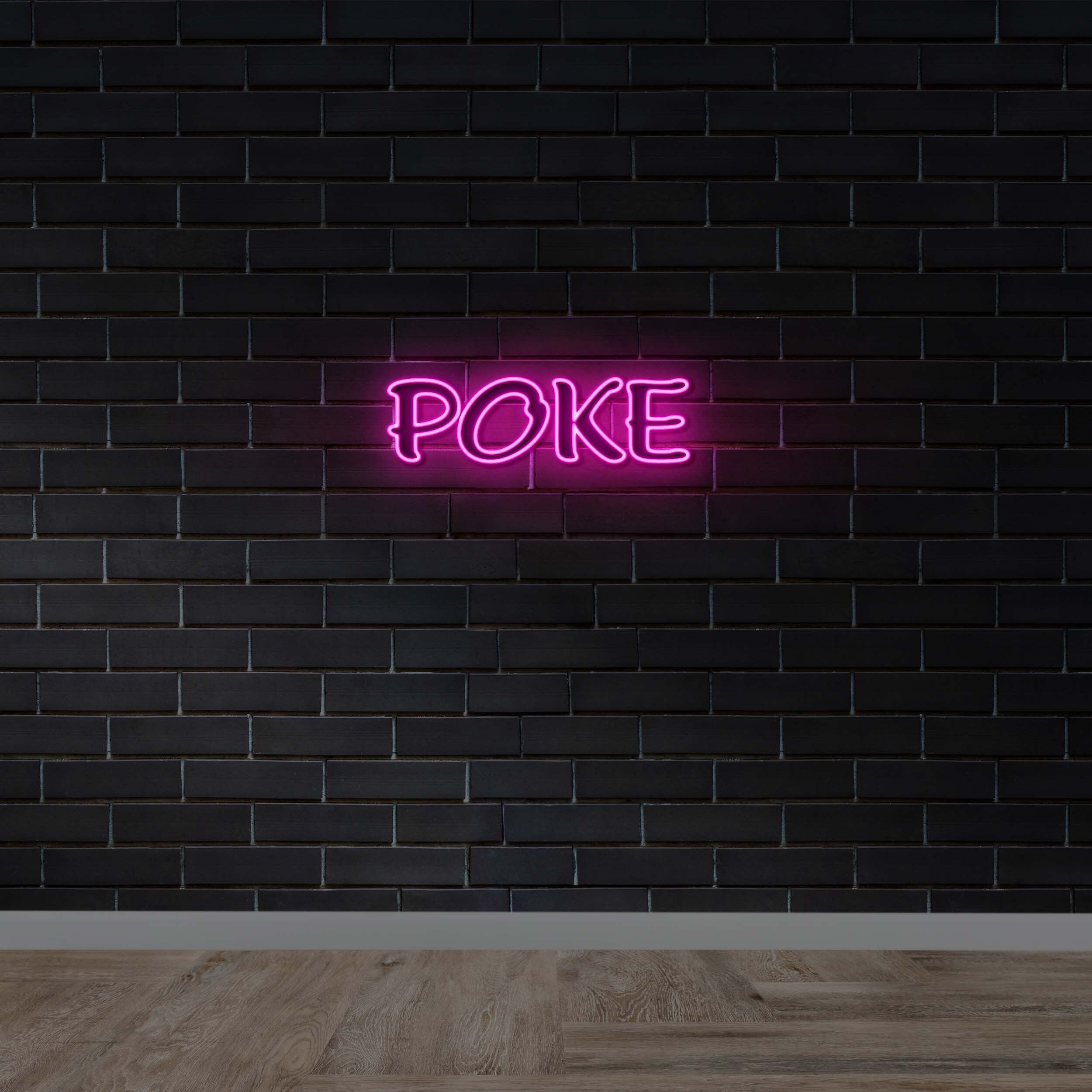 POKE - Premium Neon Artwork