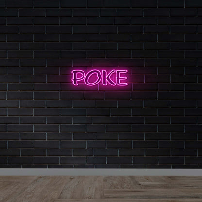 POKE - Premium Neon Artwork