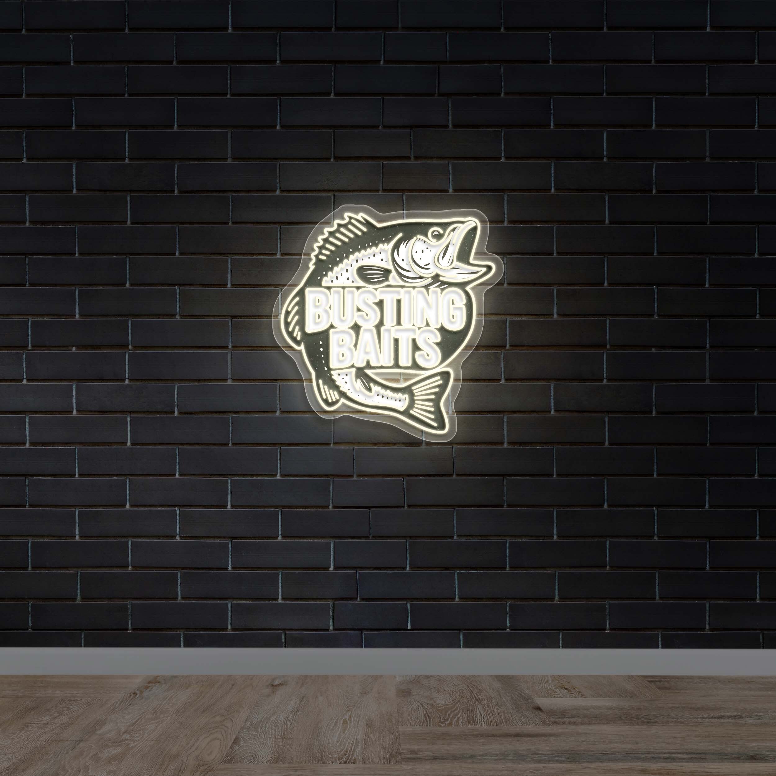 BUSTING BAITS - Premium Neon Artwork