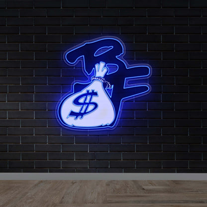 B$F | 3rd Version - Premium Neon Artwork