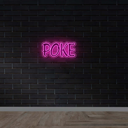 POKE - Premium Neon Artwork
