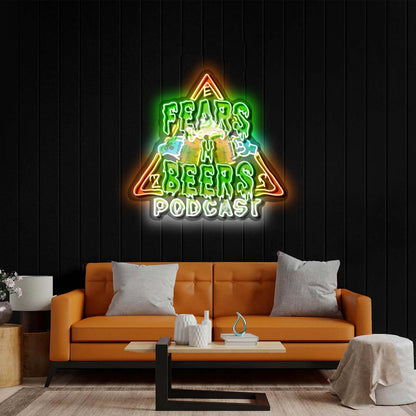 FEARS N' BEERS - Premium Neon Artwork