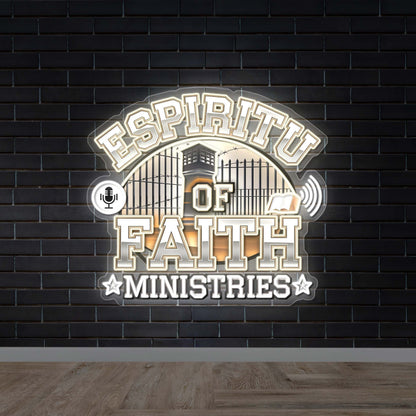 Espiritu of Faith Ministries - Premium Neon Artwork
