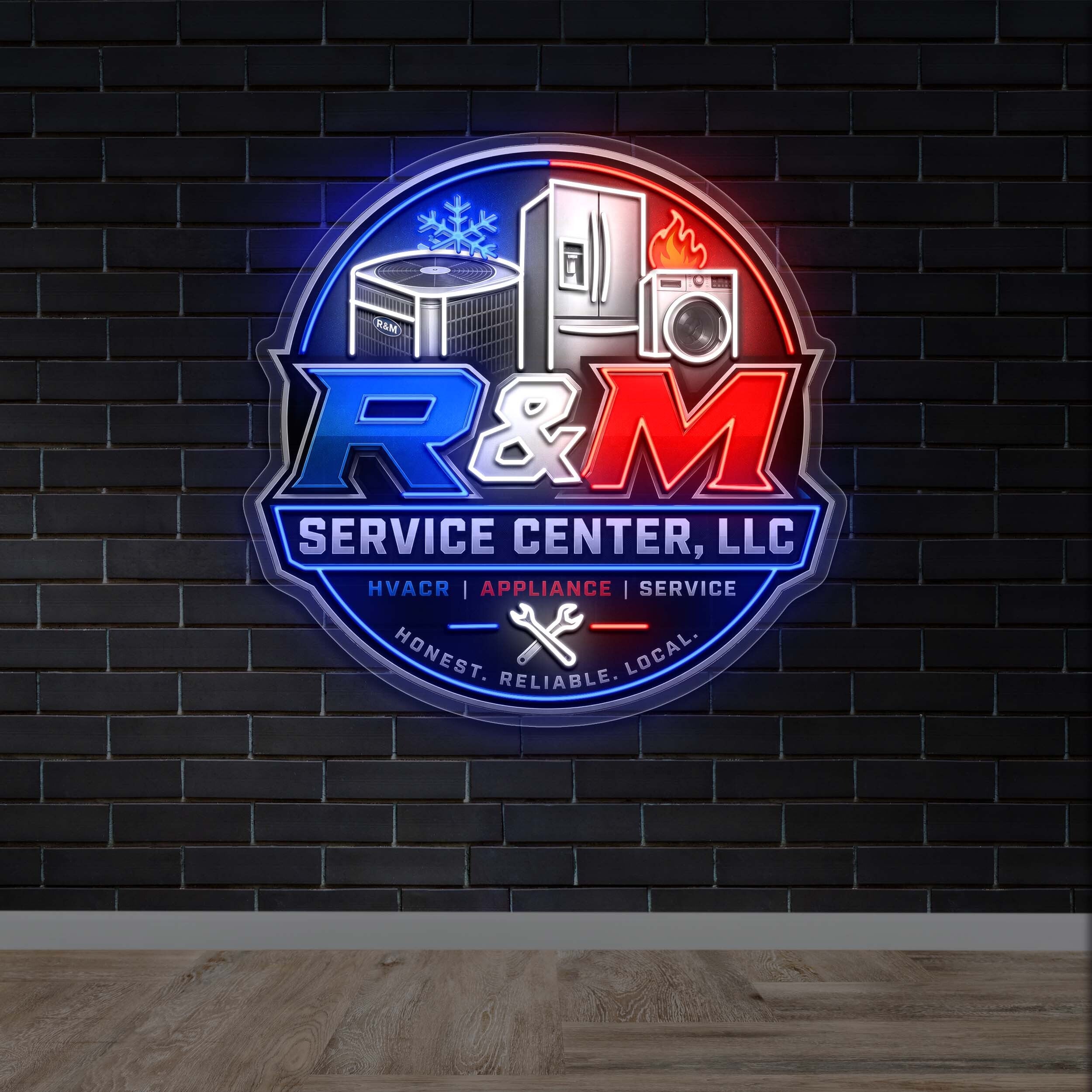 R&M Service Center, LLC -  Premium Neon Artwork