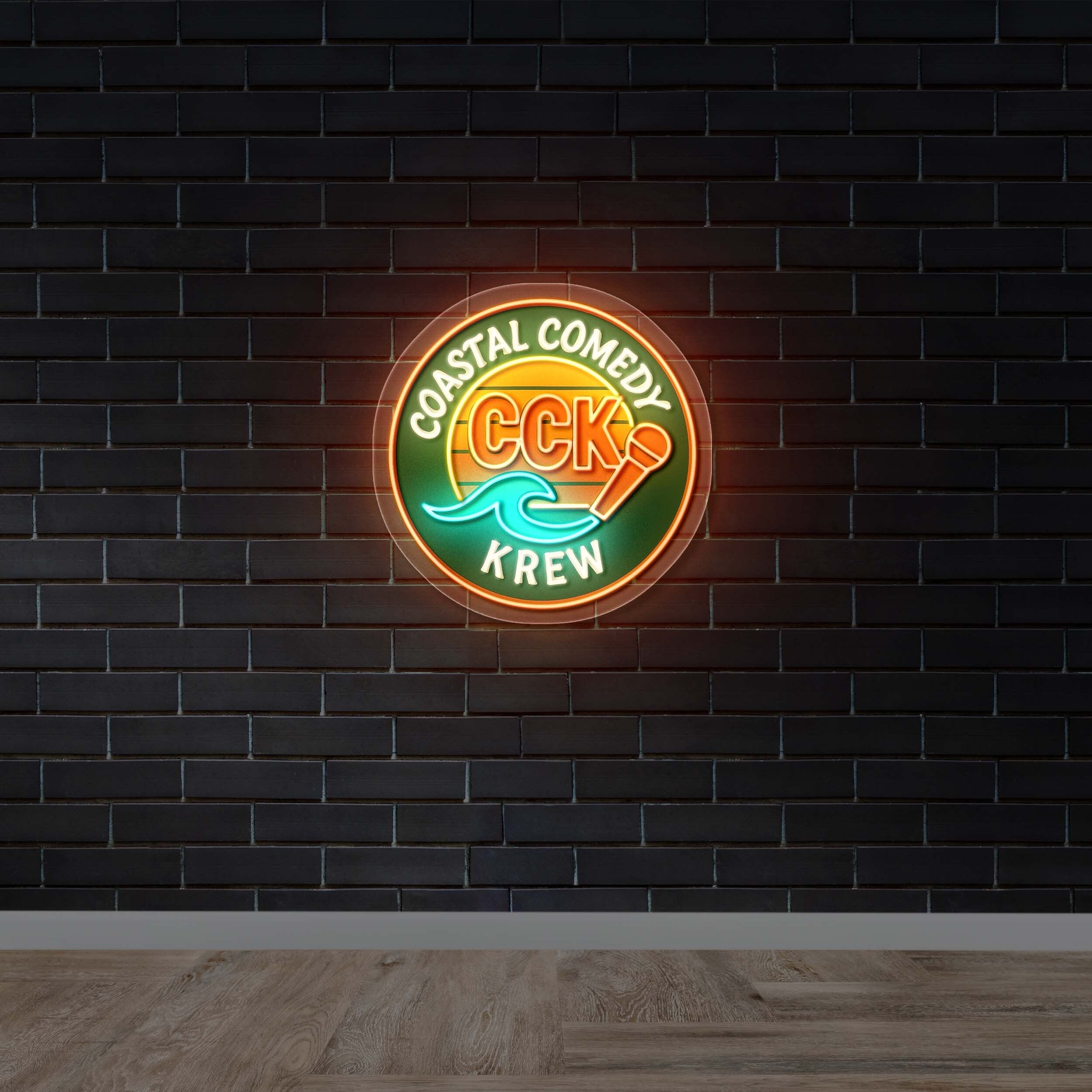 COASTAL COMEDY KREW -  Premium Neon Artwork