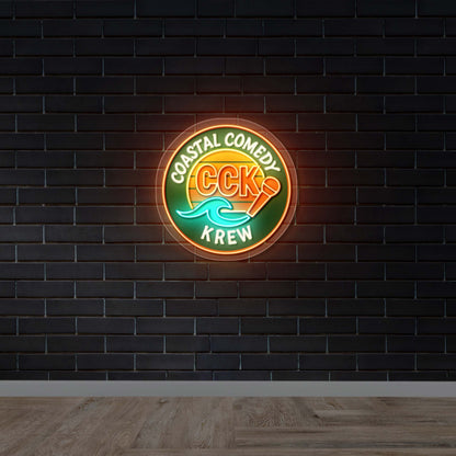 COASTAL COMEDY KREW -  Premium Neon Artwork