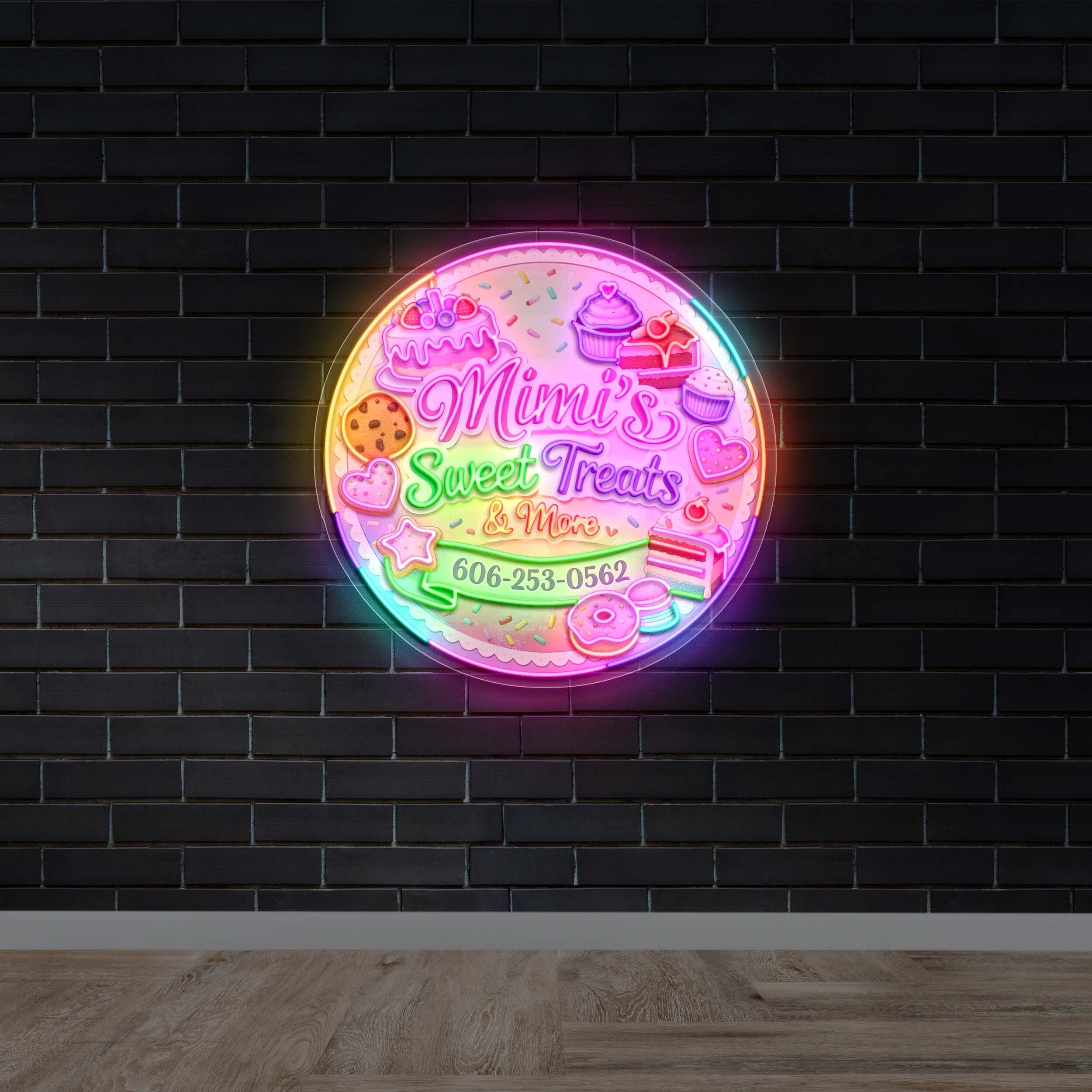MIMI'S SWEET TREATS & MORE - Premium Neon Artwork