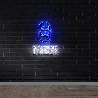 T. MIKES logo (version 2) - Premium Neon Artwork